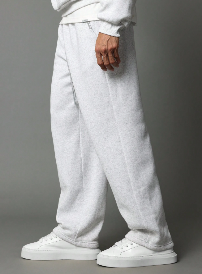 Casual Loungewear Essential Co Ord Tracksuit Overhead Hoodie With Drop Crotch Jogger