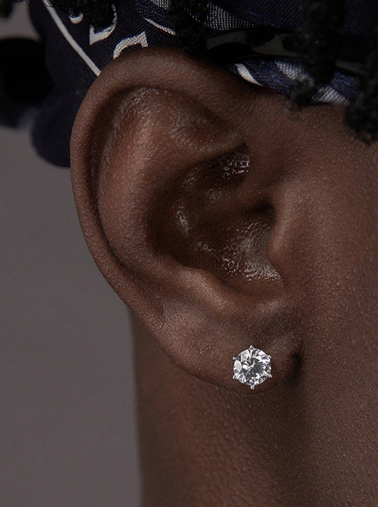 1pair 925 Sterling Silver Stud Earrings