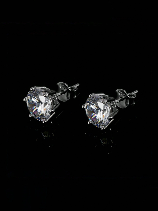 1pair 925 Sterling Silver Stud Earrings