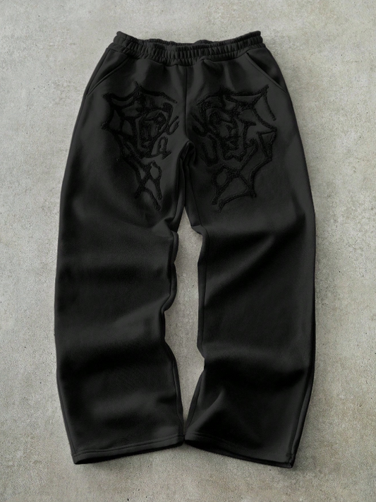Men's Street-Style Popular INS Matching Spider Web & Heart