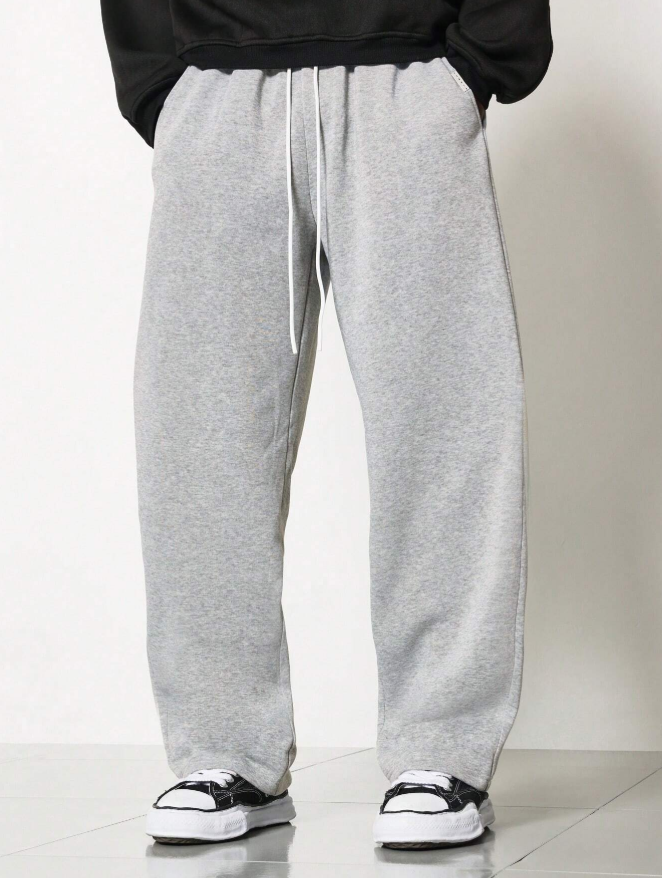 Sweatpants Skater Fit Activewear Loungewear Cozy Grey
