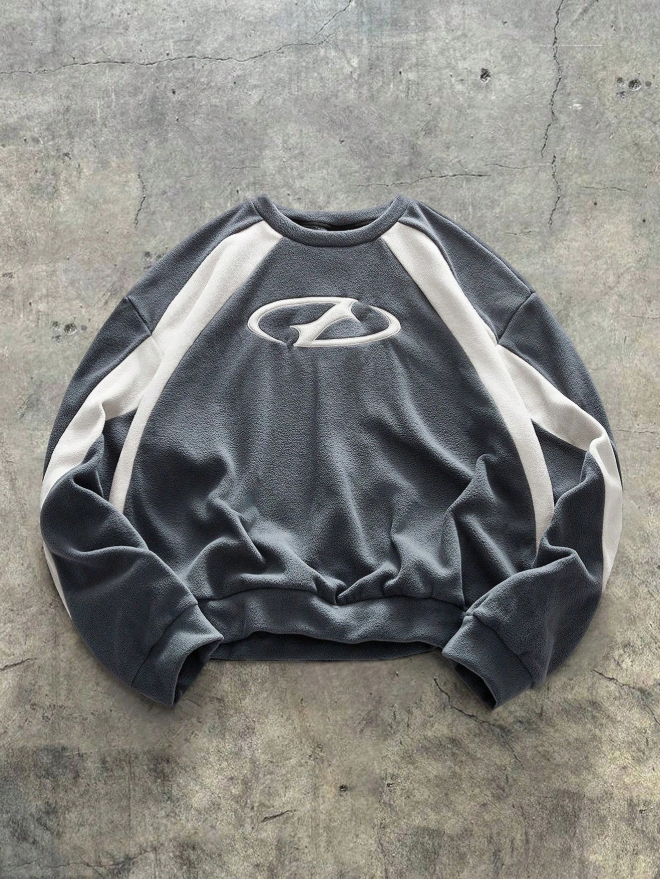 Men's Loose Knit Pullover Long Sleeve