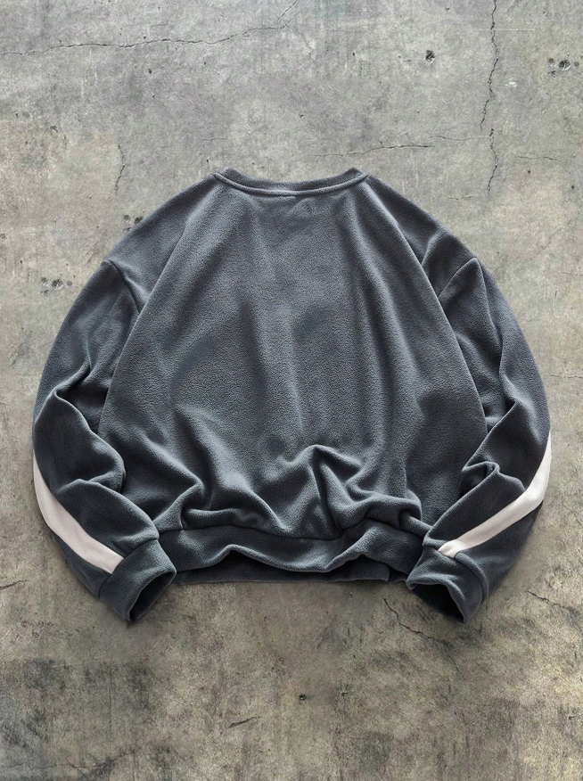 Men's Loose Knit Pullover Long Sleeve