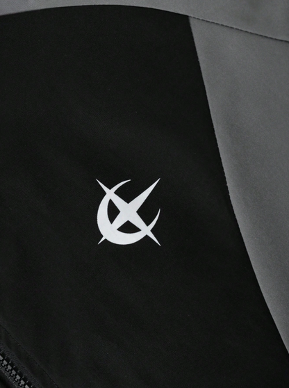 Men's Autumn Letter Graphic Print Long Sleeve Zip Up