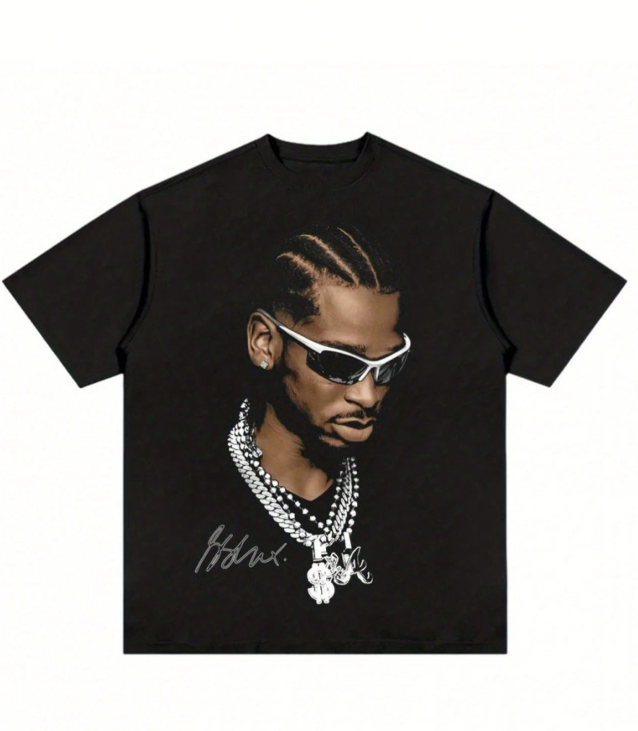 Basketball Star Graphic Tee-Casual Short Sleeve