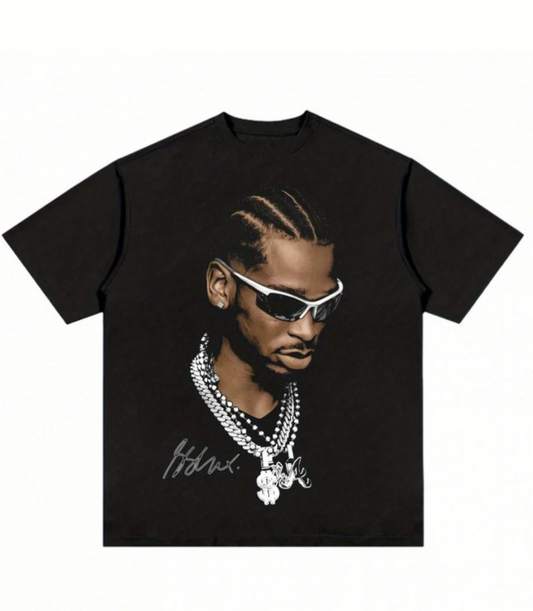Basketball Star Graphic Tee-Casual Short Sleeve