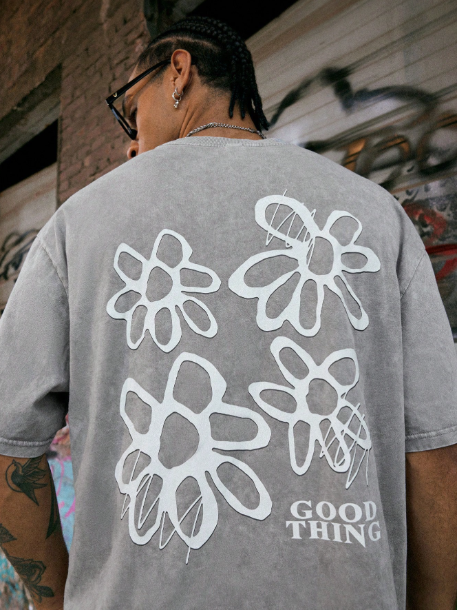 Streetrush Men's Casual Star Print