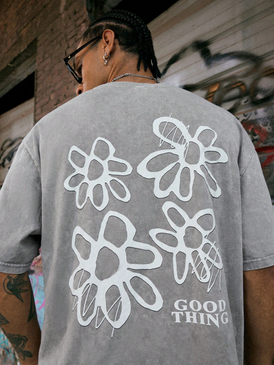 Streetrush Men's Casual Star Print